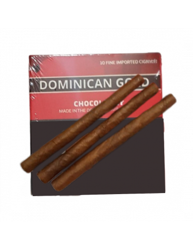 ORO DOMINICANO CARIBE PURITO SABOR CHOCOLATE - CAJA CON 10 UNIDADES