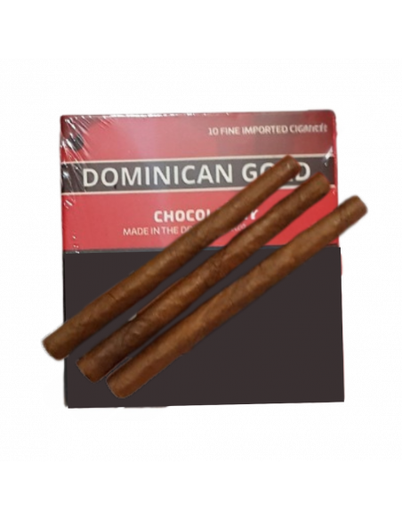 ORO DOMINICANO CARIBE PURITO SABOR CHOCOLATE - CAJA CON 10 UNIDADES